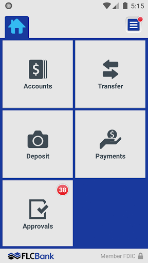 FLCBank Business Mobile Screen 3