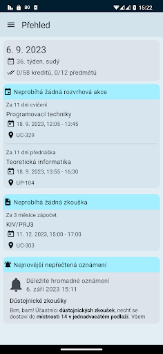 Android application IS/STAG Mobile screenshort