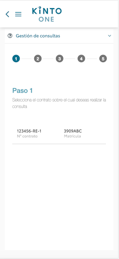 KINTO One: Portal de clientes Screen 3