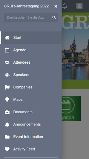 Android application GRUR Jahrestagung 2022 screenshort