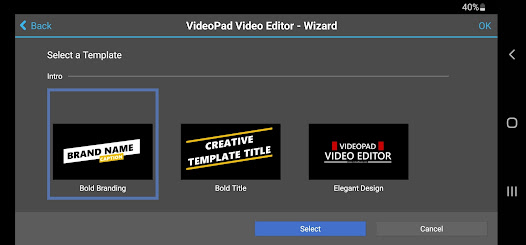 Screenshot 2 VideoPad Master's Edition android