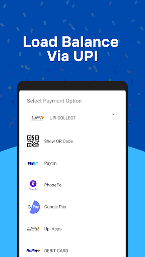LINK Recharge Commission app Screen 2