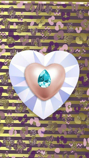 Android application Glitter heart Cool Wallpapers screenshort