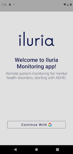 Android application ADHD Monitor screenshort