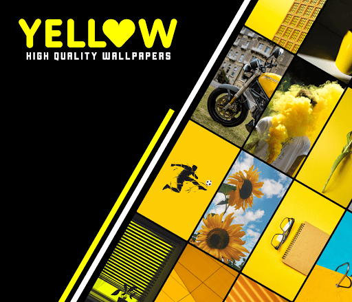 Android application Yellow Wallpapers in HD, 4K screenshort