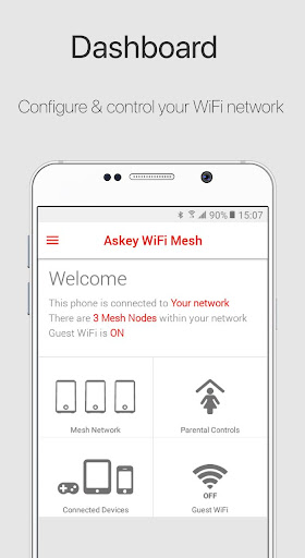 Android application Askey WiFi Mesh screenshort