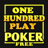 One Hundred Play Poker - Free! icon