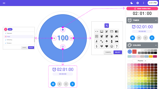 Android application Daily Routine Timer screenshort