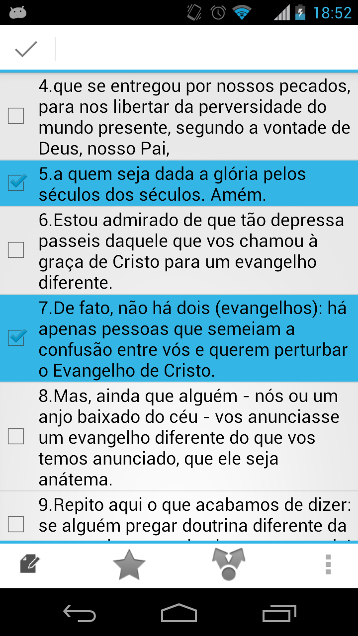 Android application DeiVerbum - Bíblia Católica screenshort