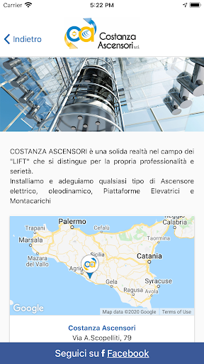 Costanza Ascensori App Screen 3