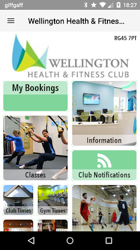 Wellington Health & Fitness Screen 2