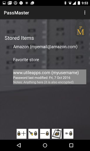 PassMaster Screen 3