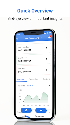 Android application Easy Accounts screenshort