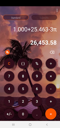 Android application Calculator very fast & simple screenshort