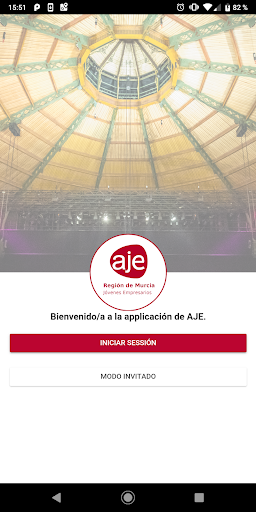 Android application AJE Región de Murcia screenshort