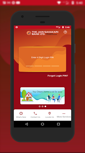 The Jain Sahakari Bank Ltd. Mo Screen 2