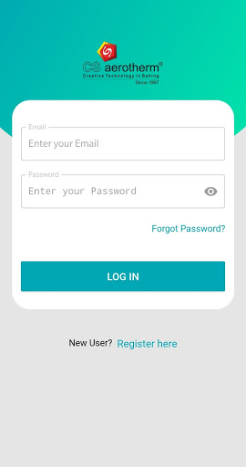 Android application CS aerotherm - Technicians app screenshort