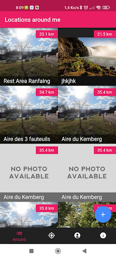 Android application Lieux de Drague Gay en France screenshort