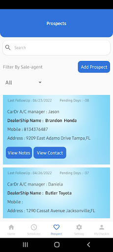 Prospect Screen 2