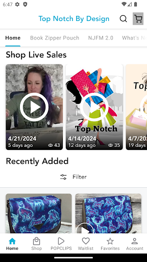 Android application Top Notch By Design screenshort
