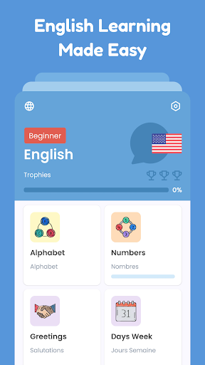 Learn English for beginners Screen 2