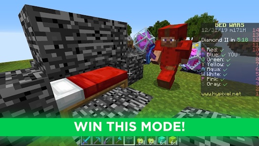 Bed wars best sale minecraft ps4