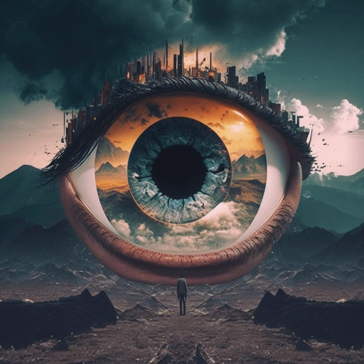 Weirdcore/Dreamcore Eyes | Sticker