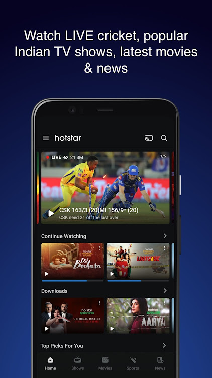 Hotstar - Indian Movies, TV Sh - 12.4.9 - (Android)