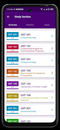 Unizik GST Complete Screen 3