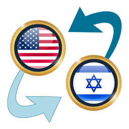 Icon image US Dollar x New Israeli Shekel