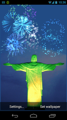 New year Fireworks Live Wallpa Screen 3