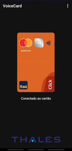 Android application Thales VoiceCard Brazil screenshort