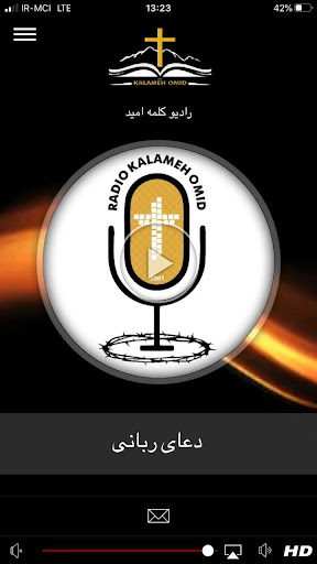 Android application Radio Kalameh Omid screenshort