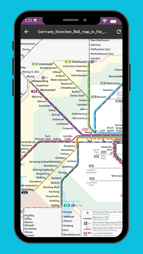 Android application Munich Metro - Map and Route screenshort
