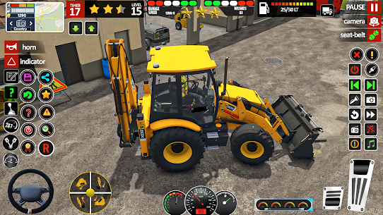 Sand Excavator JCB Truck 3D 7