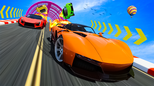 GT Car Parkour Game Sky Racing