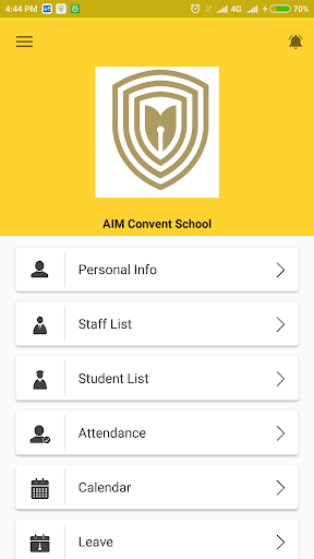 Aim Convent School Screen 2