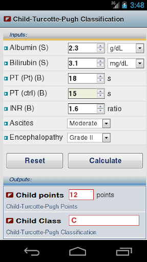 LiverCalc™ Screen 3