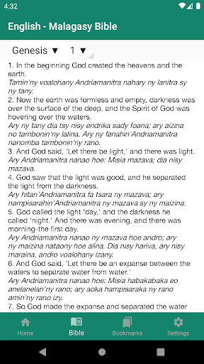 English - Malagasy Bible Screen 2