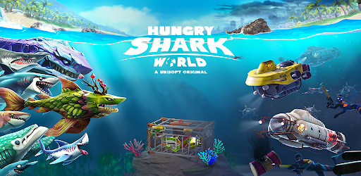 Hungry Shark World v5.6.1 MOD APK (Money/Gems/Sharks)