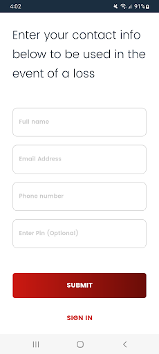 Rainbow Emergency Call Screen 2