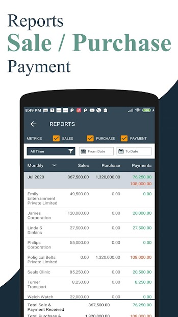Screenshot 4 Easy Invoice Manager & Billing App - Uni Invoice android