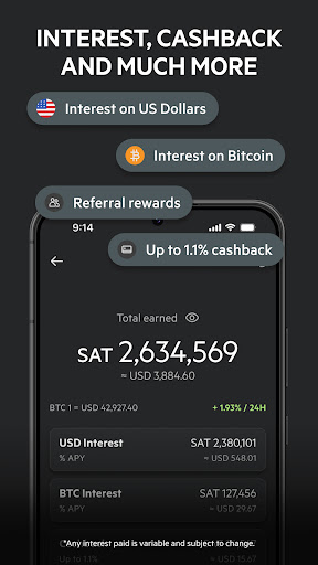Xapo Bank: Save in BTC & USD 2