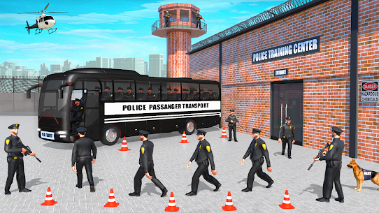 Police Bus Simulator Bus Game 1