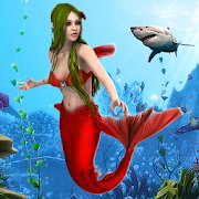 Mermaid Simulator Games: Sea & Beach Adventure