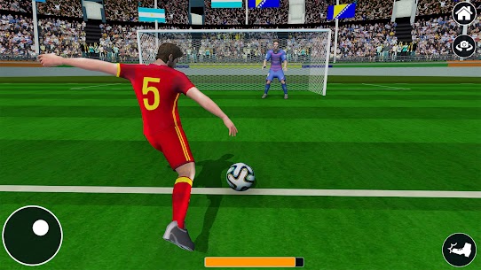 مهاجم كرة القدم 3D 4
