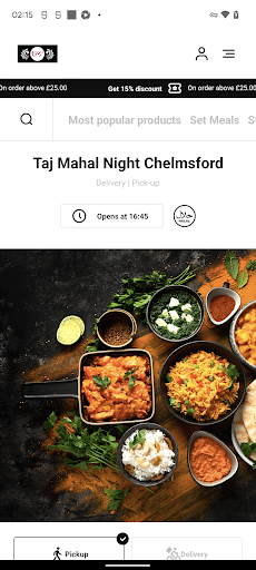Android application Taj Mahal Chelmsford CM2 screenshort