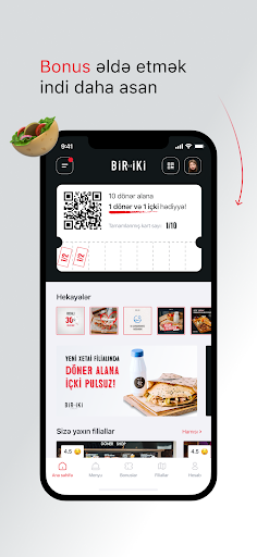 Android application Bir Iki Döner Shop screenshort