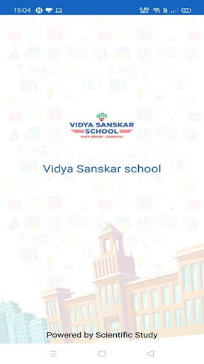 Android application Vidya Sanskar School screenshort