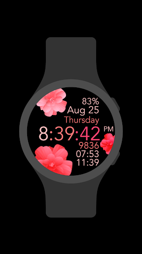 Pink Flowers (No Animation) Screen 3